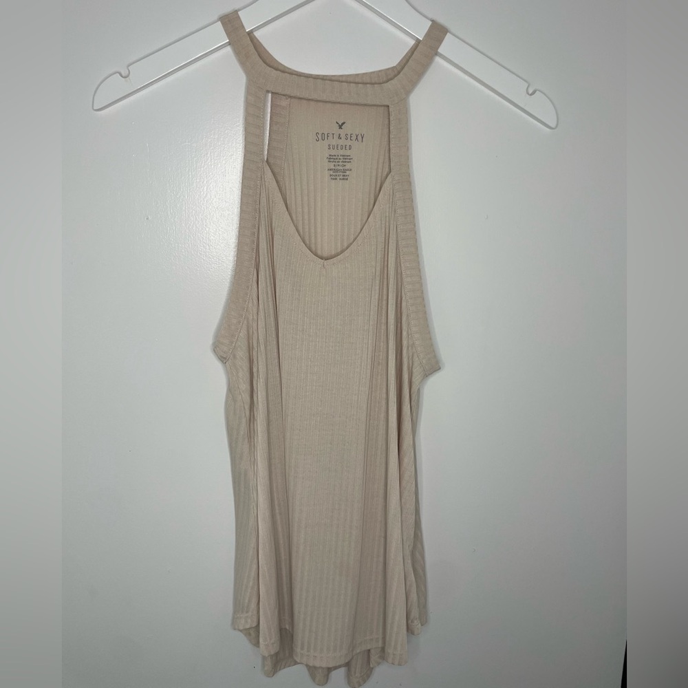 American Eagle - Soft and Sexy - Sueded, Halter Tank top. Size: S